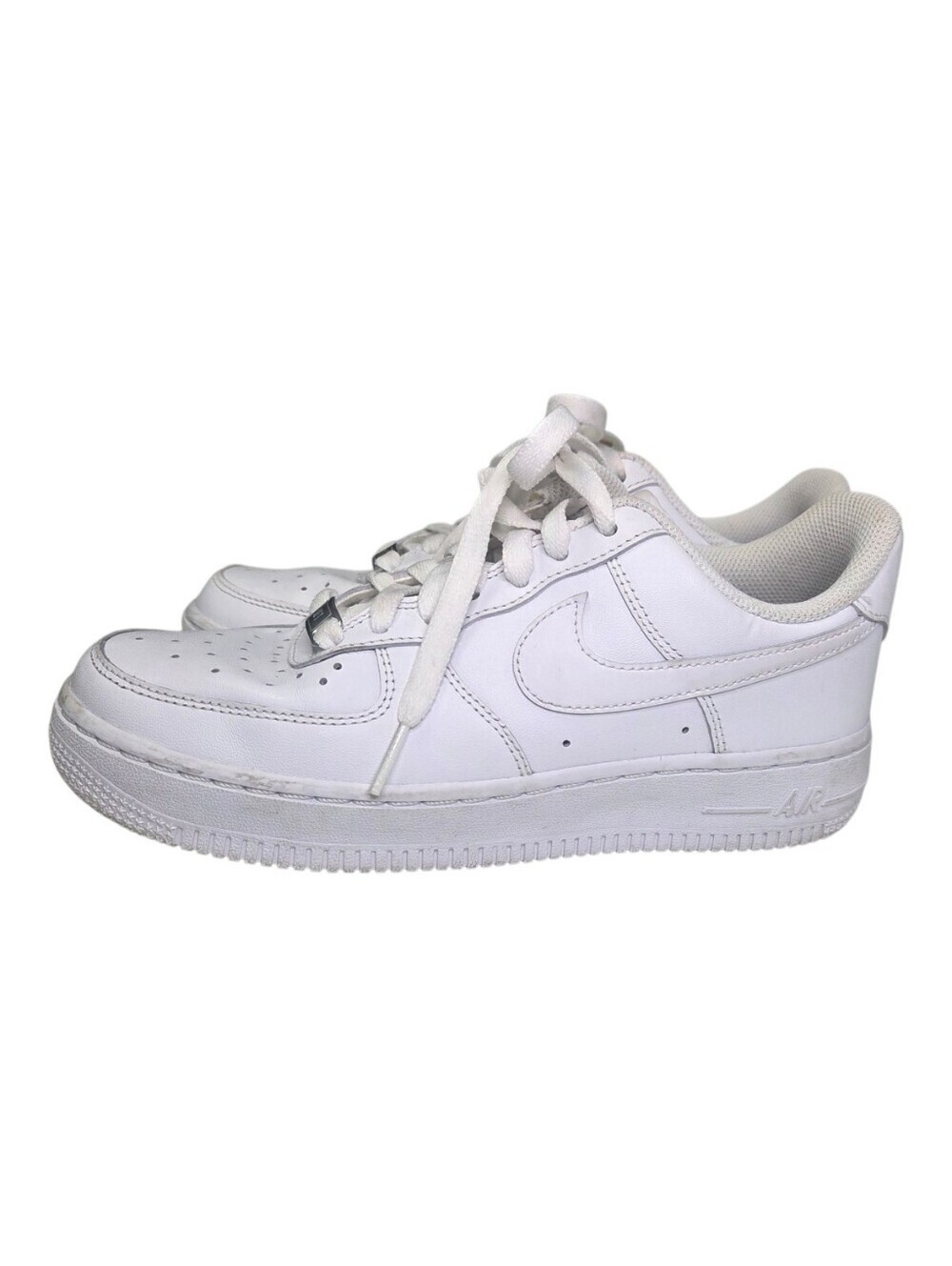 Nike Air Force 1 07 Shoes Womens White Low Top Leather Sneakers Size 6